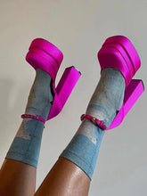 Mina Toe Rhinestone Heel